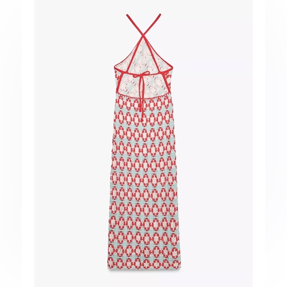 ZARA KNIT HALTER DRESS - Picture 5 of 6